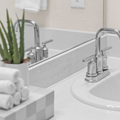 Fresh towels and linens provided for your stay.