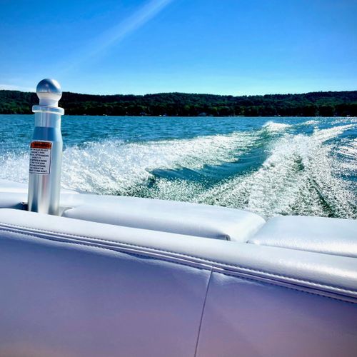 Photos from the area:  boating on big platte lake