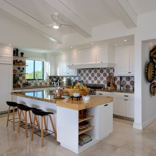 Gourmet Kitchen Equipped with High-End Appliances and Kitchenware