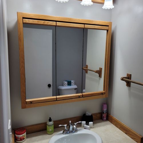 Bathroom:  the home has a full bathroom with a combination tub and shower.
