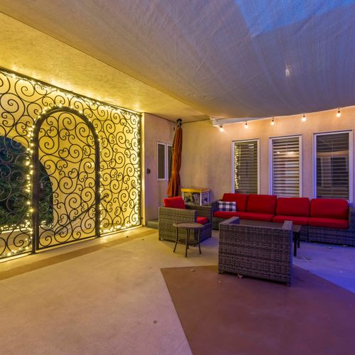 This private terrace is your backdrop for unforgettable sunset moments.