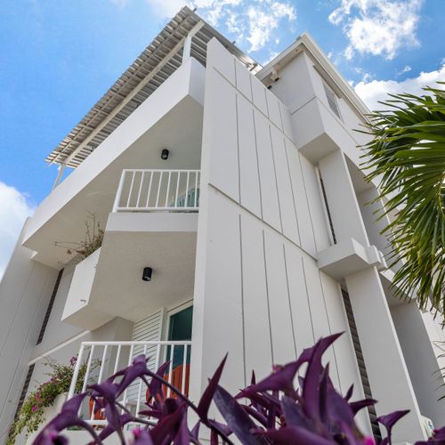 Our stunning Airbnb building.