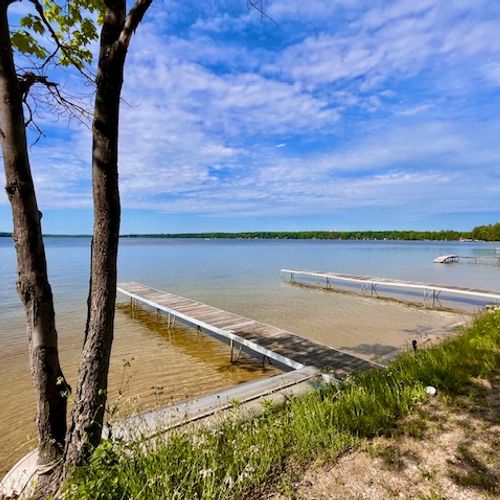 EXTERIOR:  The private dock for Vivian's Cabin is the dock on the right in the photo.  (The other dock is for Forrest's Cabin,  which is also available for rent.)