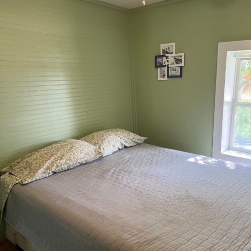 Bedroom #2:  this bedroom also features a queen-size bed.