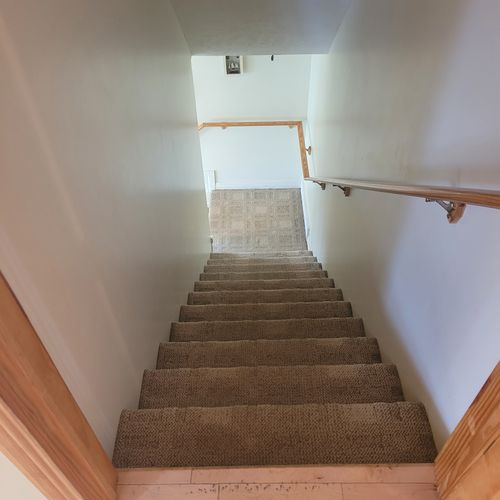 Stairs:  these are the stairs down to the lower level.