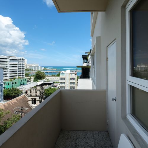 Relax and soak in the views from your own private balcony, an ideal spot to enjoy the fresh air and take in the surrounding scenery.