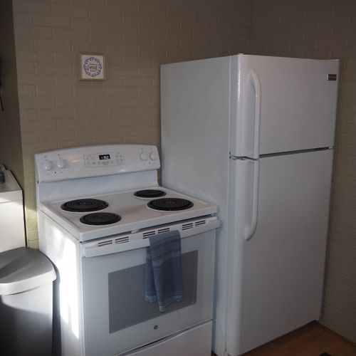 Kitchen:  the chalet has a full kitchen with all appliances including a dishwasher. It also has a good supply of cooking and dining utensils.