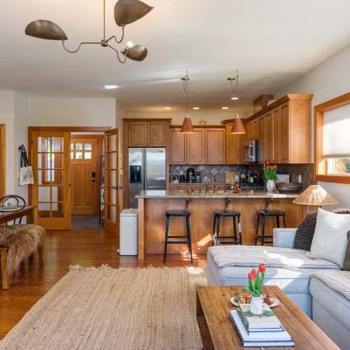 Bright and inviting open-concept living space, perfect for relaxing, sharing meals, and making memories together.