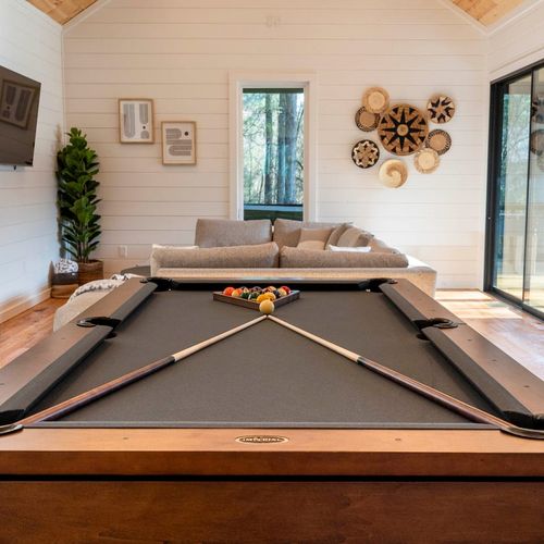 A pool table!