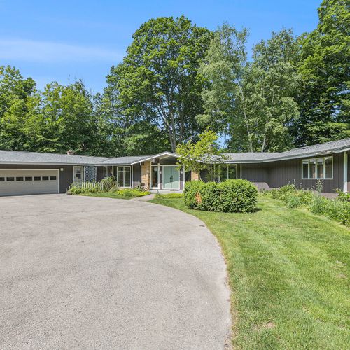 EXTERIOR:  Another view of the front of the home.