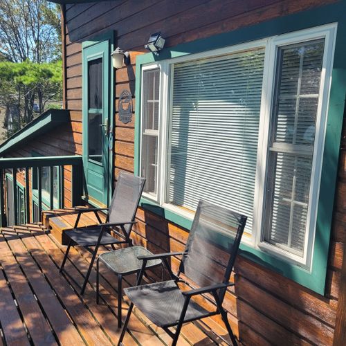 Exterior:  the private balcony outside the apartment