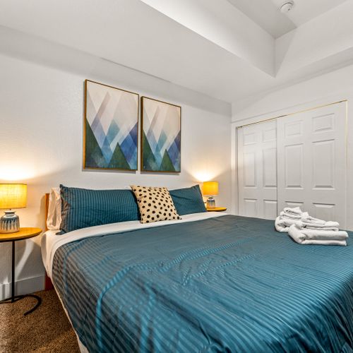 Every color is intentional, thoughtfully chosen to promote rest and relaxation.