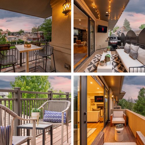 Unwind on one of several private balconies.
