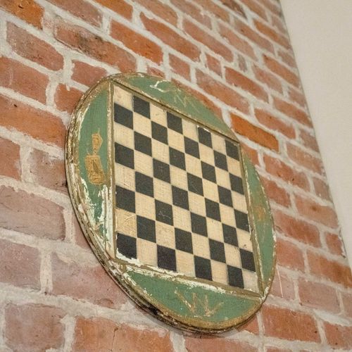 Historic wall art brings local charm to every corner.