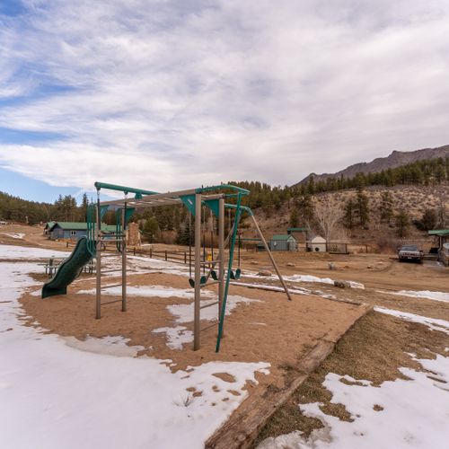 Perfect space for kids to run, play, and enjoy the fresh mountain air!