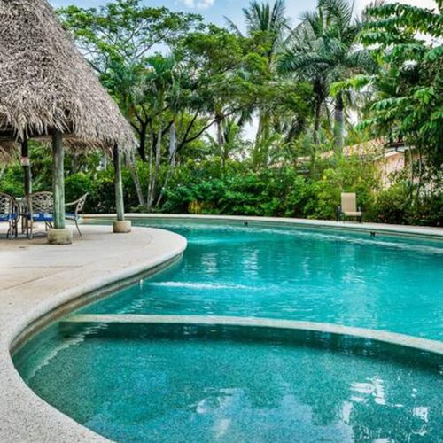 Have some drinks and snacks at the palapa while you bathe in the pool!
