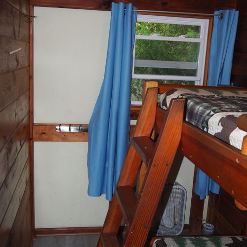 Bedroom #3:  features a twin-on-twin bunk bed.