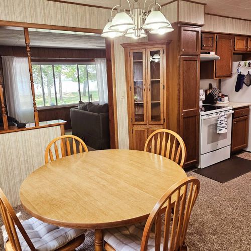 Forrest's cabin - dining area