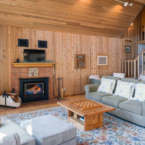 Wood fires and plenty of games, puzzles and books for all ages.