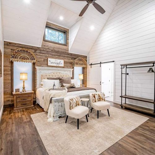 The master suite.