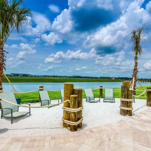 Storey Lake Resort Outdoor Sitting Area