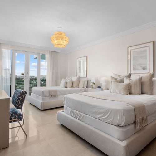 Your serene sanctuary. A comfortable bed and tasteful decor for a restful stay.