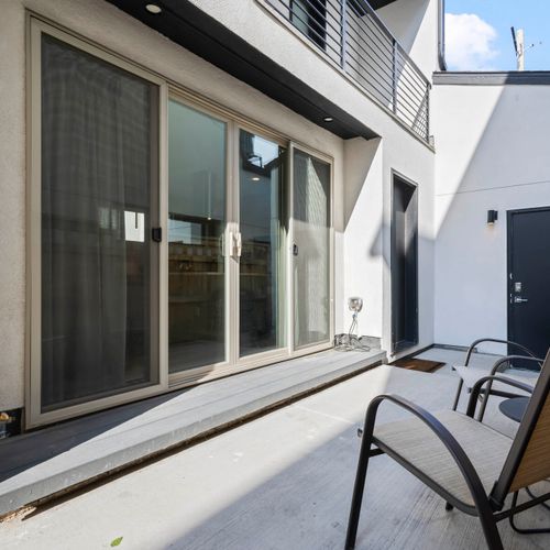 Enjoy fresh air and downtime on the upper-level deck.