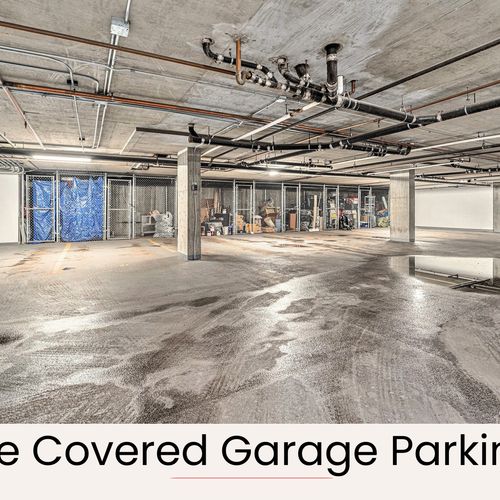 Park one car securely inside the garage for added convenience and safety