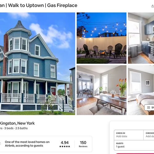 The previous listing prior to Home Sweet Hudson's takeover. We are thrilled to now be managing this beloved property!