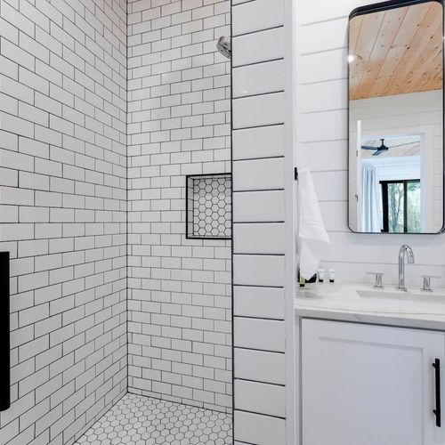 Walk-in shower!