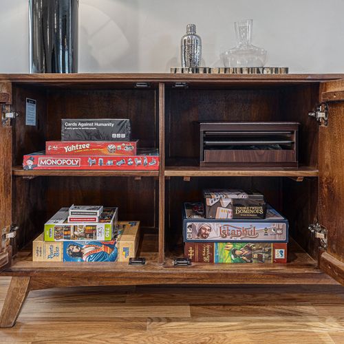 Get ready for game night with our wide selection of provided board games!