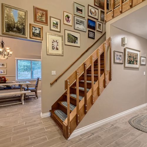 Well-appointed details are around every corner of this mountainside retreat.
