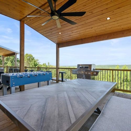 Outdoor dining table!
