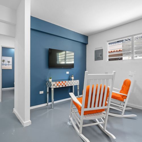 Kick back and unwind in this comfy, inviting space.