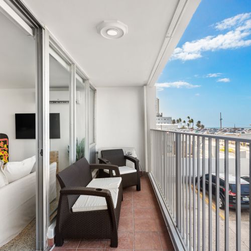 The dwelling captures the unique spirit of Puerto Rico with its vibrant design and breathtaking views.