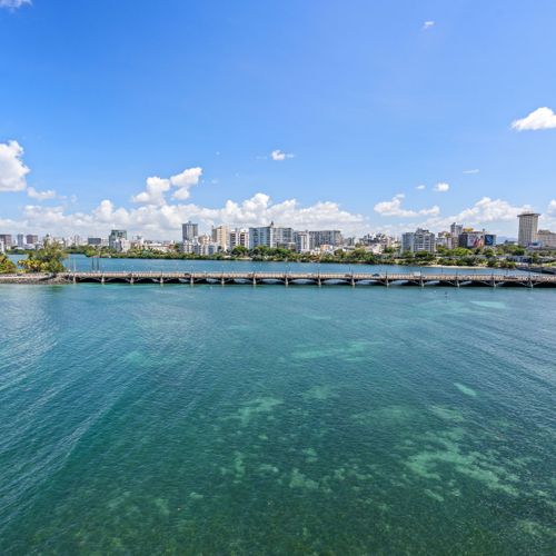 Mesmerizing city skyline and ocean views from your expansive private balcony.