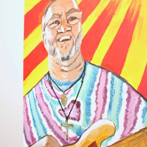 Colorful local murals reflecting the lively spirit of New Orleans.