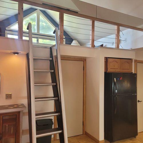 Kitchen:  the home has a modern kitchen with all major appliances including a dishwasher and a good supply of cooking and dining utensils.
