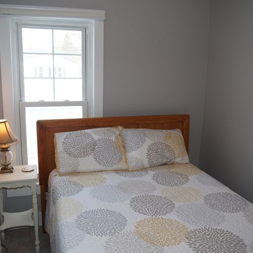 Bedroom #1:  on main floor with a full-size bed.