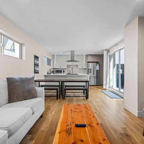 Bask in natural light throughout the home’s shared spaces.