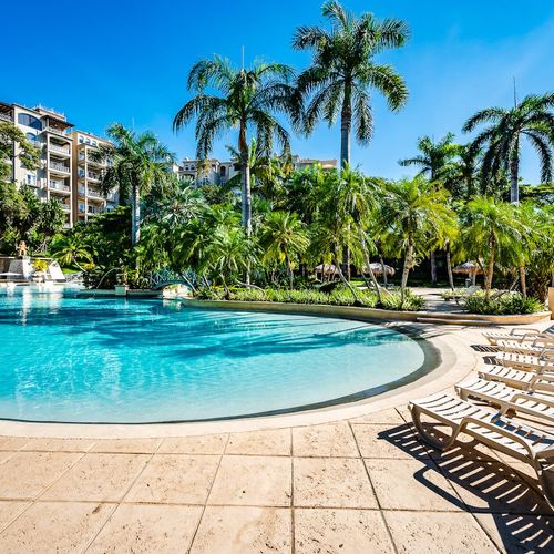 The large scenic pool is part of the Matapalo complex.