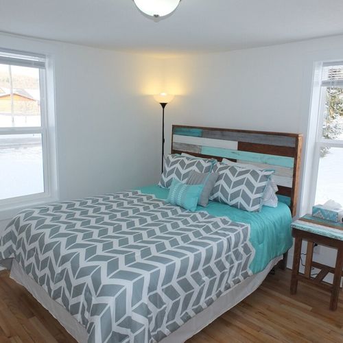 Overall:  an overview of the first floor bedroom.