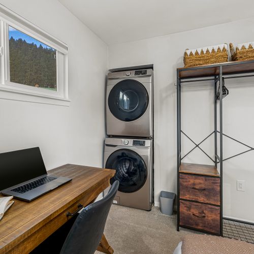 Stay fresh with the convenience of your own washer and dryer!
