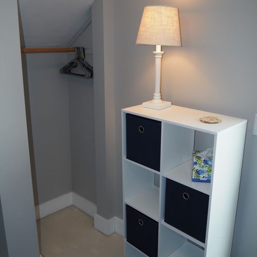 Bedroom #3:  on second floor and has a twin-on-full bunk bed.