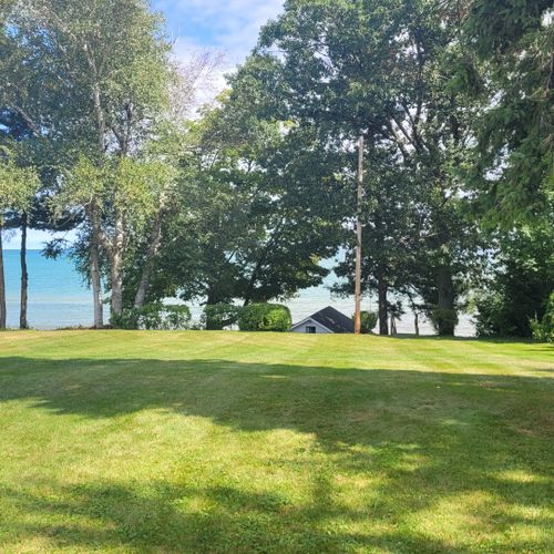 Exterior:  the large backyard lawn between the two houses. Great for kids to have fun!