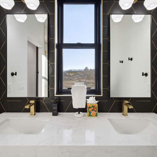 Ensuite bathroom in primary