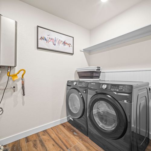 Private in-home washer and dryer for your stay.