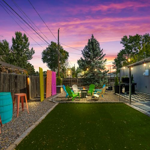 Outdoor space designed for grilling, games, and good times.