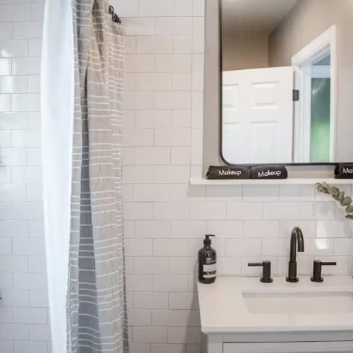 Details in the guest bathroom