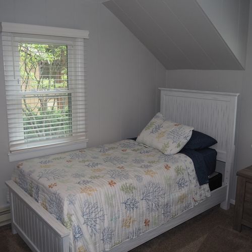 Bedroom #6 (second floor):  has two twin beds, thus sleeping 2 people.